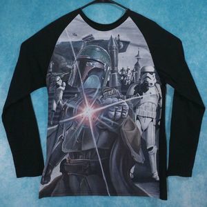 STAR WARS: The Mandalorian Graphic T-Shirt, Black, Size Large